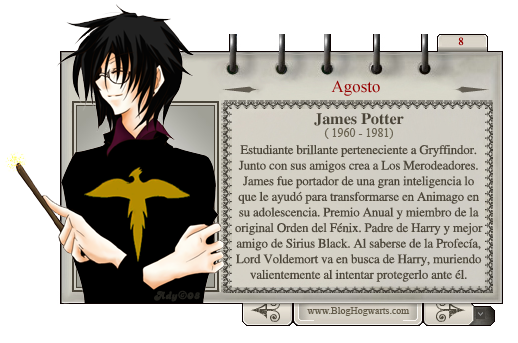 James Potter - Mago del Mes Agosto