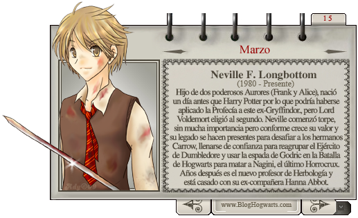 Neville Longbottom Mago del Mes de Marzo