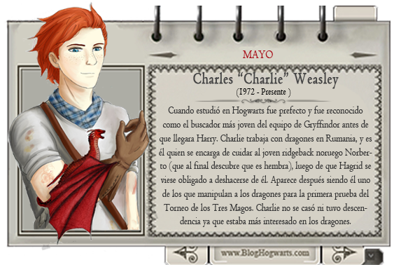 Mago mes Mayo Charlie Weasley